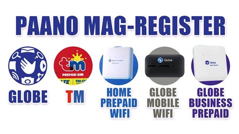 Paano Mag Register Ng Globe Tm Prepaidmobile Wifi Sim Card 2023