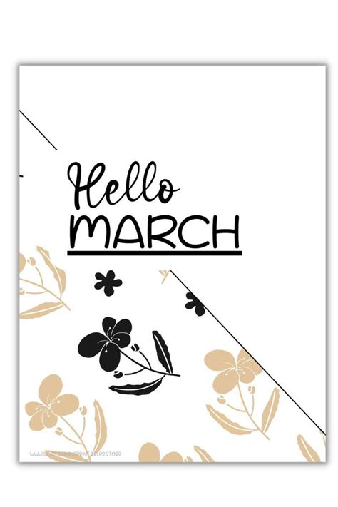 Free March Planner Printables Life Planning Printables
