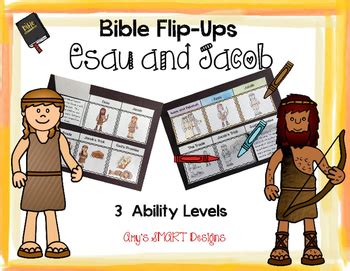 Jacob and esau can exploit this and take 2 items instead. Bible Flip-Ups: Esau and Jacob by Amy's Smart Designs | TpT