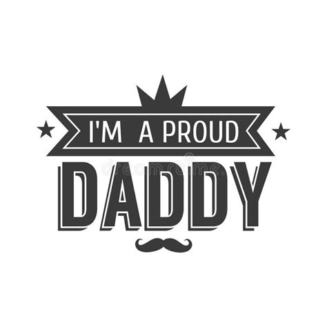 The Variety Of Black And White Dad Signs Isolated Happy Fathers Day