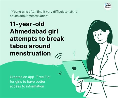 Year Old Ahmedabad Girl Attempts To Break Taboo Around Menstruation