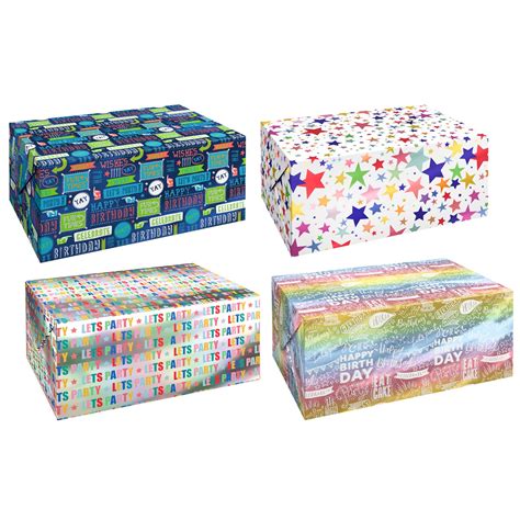 Foil Wrapping Paper 3m Stars T Wrap And Bags Bandm