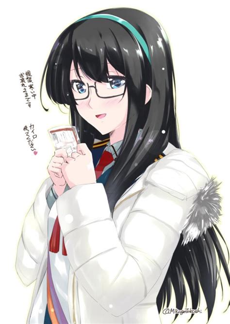 Hình nền Anime cô gái Bộ sưu tập Kantai Yahagi KanColle tóc đuôi