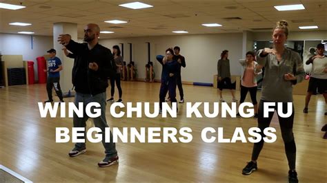 wing chun kung fu beginners class youtube