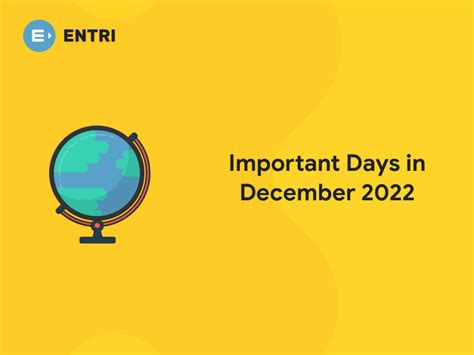 Important Days In December 2022 National And International Days