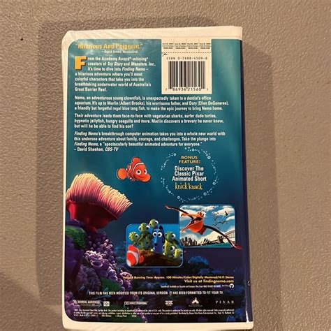 Disney Pixar Media Finding Nemo Walt Disney Pixar Vhs Tape Poshmark