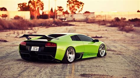 Lamborghini Murcilago Full Hd Wallpaper Photo 1920x1080 Green