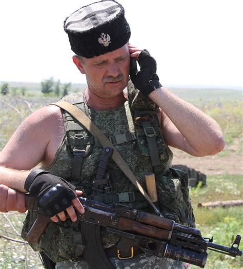 Cossack Volunteer In Eastern Ukraine Summer 2015 Modernt
