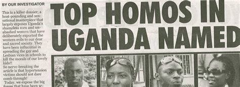 Ugandan Tabloid Prints Names Of 200 Top Gays • Gcn