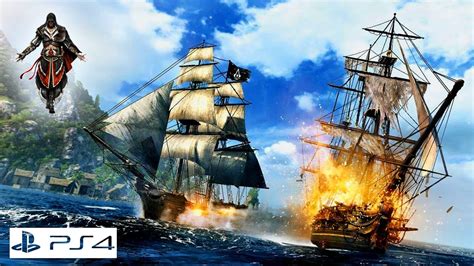 Assassins Creed 4 Black Flag Campaign Ps4 1080p Hd Destroying Ships