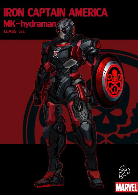 Black Captain Hydra Marvel Characters Art Marvel Superhero Posters