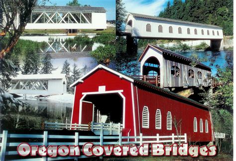 Oregon Covered Bridges Remembering Letters And Postcards