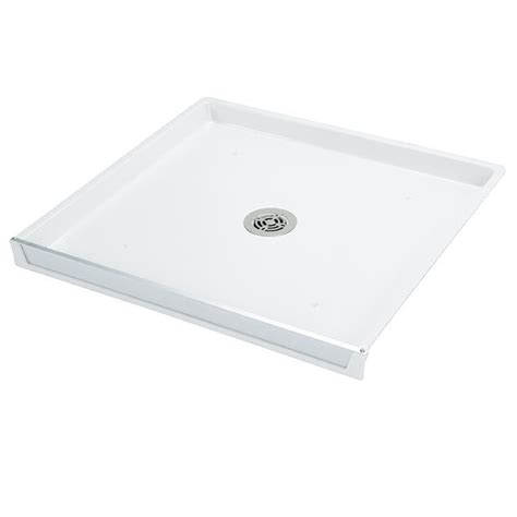 Durapan Drain Pan With Center Drain Outlet 32w X 30d Shower Seat