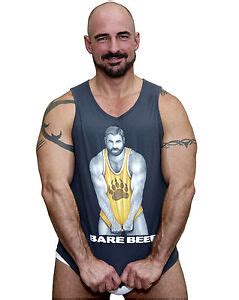 Gay Bear T Shirt Cotton Basic Tee Bare Beef Bear Pride Tank Top