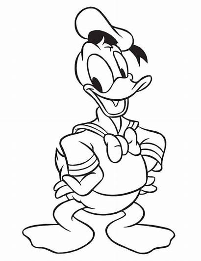 Donald Duck Pato Coloring Colorir Imprimir Desenhos