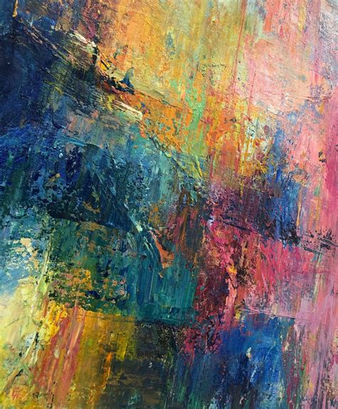 Colorful Abstract Paintings On Canvas In Bright Сolors Art Etsy