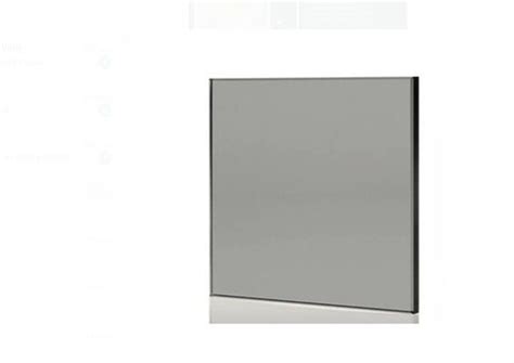Plain Grey Reflective Glass And Thickness 12 Mm Square Shape For
