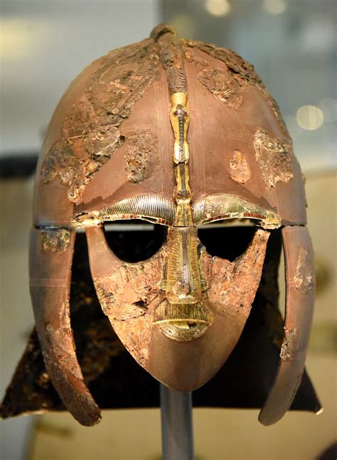 The sutton hoo helmet is one of the most important anglo saxon finds of all time. The Sutton Hoo Helmet (Illustration) - Ancient History ...