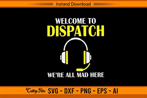 Were All Mad Here Funny Dispatcher Graphic By Sketchbundle