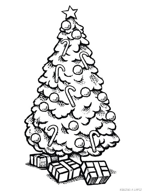 ᐈ Dibujos De Arboles De Navidad Top 30 Para Colorear
