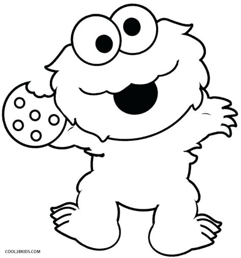 Printable cookie monster coloring pages for kids. Cookie Monster Coloring Page Printable Cookie Monster ...