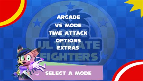 Sonic Ultimate Fighters Screen Select By Rebornbeatz On Deviantart