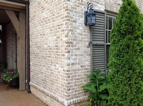 White washing brick for traditional house. whitewash brick house before and after - Google Search ...