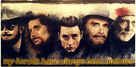 Hank Jr Waylon Johnny Merle And Willie Country Music Art Country