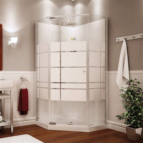 They should be large enough to keep the water from splashing out and escaping. MAAX 105618-000-129-102 MAAX Shower solution Begonia 36-in ...