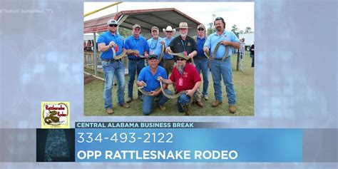 Central Alabama Business Break Opp Rattlesnake Rodeo