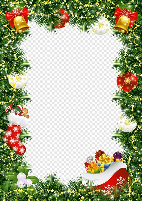 Santa Claus Bingkai Hiasan Natal Pohon Natal Dekorasi Natal Liburan