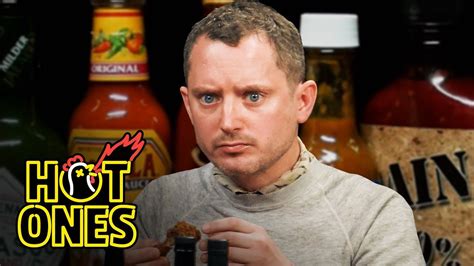 Elijah Wood Tastes The Lava Of Mount Doom While Eating Spicy Wings Hot Ones YouTube In