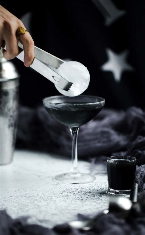 Full Moontini A Black Halloween Cocktail Fresh Flavorful