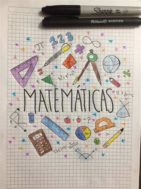 Portada De Matem Ticas Portadas De Matematicas Cuadernos De