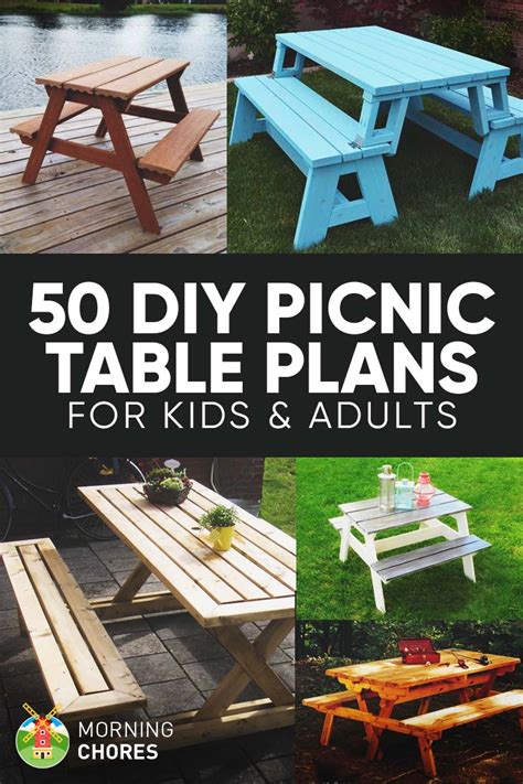 Picnic table designs plans