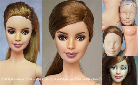 Change Skin And Repaint Barbie Doll By Eifel Barbie Fashionista