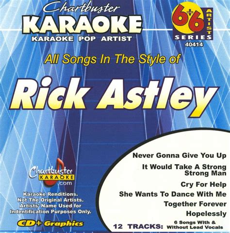 best buy karaoke rick astley [chartbuster] [cd]