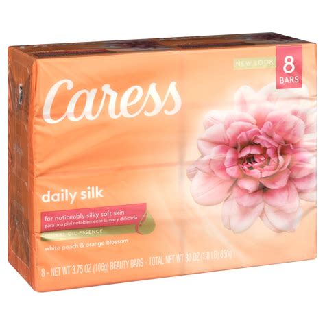 Buy Caress Bar Soap Daily Silk 8 Bars 30 Oz Online At Lowest Price In