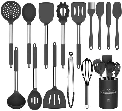 Silicone Cooking Utensil Set Umite Chef 15pcs Silicone Cooking Kitchen