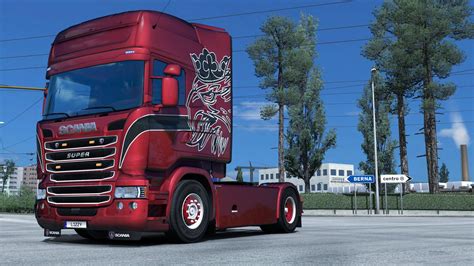 Scania R Rjl Split Paintjob Metallic By L1zzy Truck Skin Ets2 Mod
