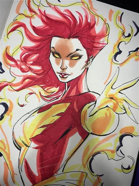 Dark Phoenix Marvel Jean Grey Superhero Art Xmen Art Free Nude Porn