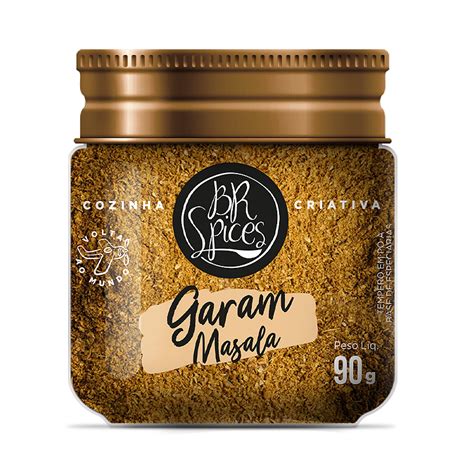 Tempero Garam Masala BR Spices Pote 90G BR Spices Loja Online