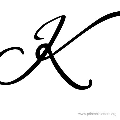 Learning lowercase letters when writing in cursive is a huge step to becoming a cursive master. Printable Letters K | Letter K for Kids