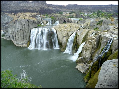Shoshone Falls Is A Waterfall On The Snake River Located Approximately