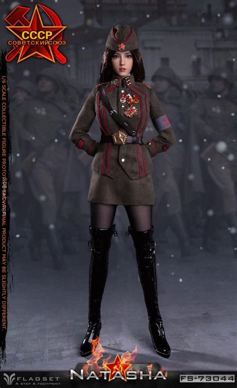 16 Scale Flagset Fs73044 Red Alert Soviet Women Officer 20 Natasha