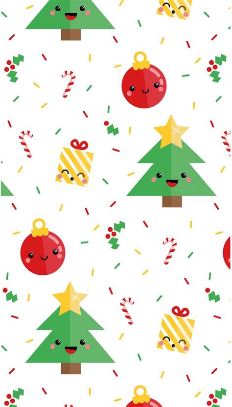 Kawaii Christmas Wallpapers On Wallpaperdog
