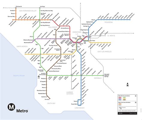 Mapa Del Metro De Los Angeles Post Measure R By Tobias087 Via Flickr