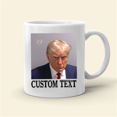 Trump Mug Shot Coffee Mug Donald Trump Mug Shot Coffee Mug Etsy