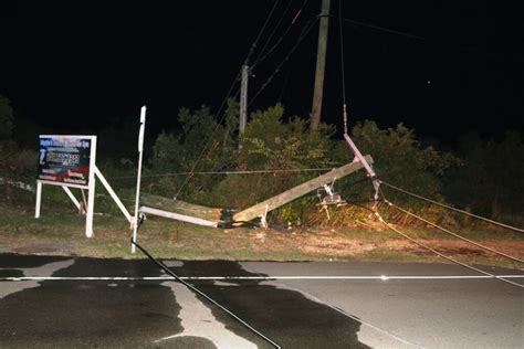 Police Investigate Car Crash Into Utility Pole That Knocked Out Power