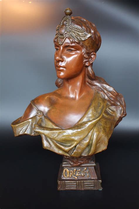 Bronze Bust By Villanis 304746 Bronze Sculpture Art Modern Sculpture